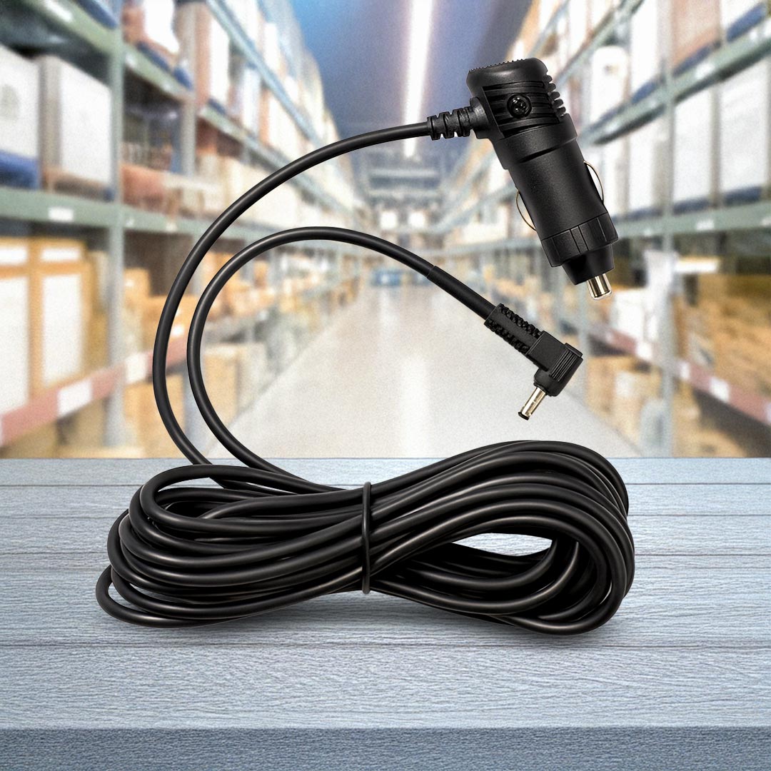 QVIA LUKAS QR-AR-CIG | 4m Dashcam Cigar Charger – QR-AR Car Power Cable