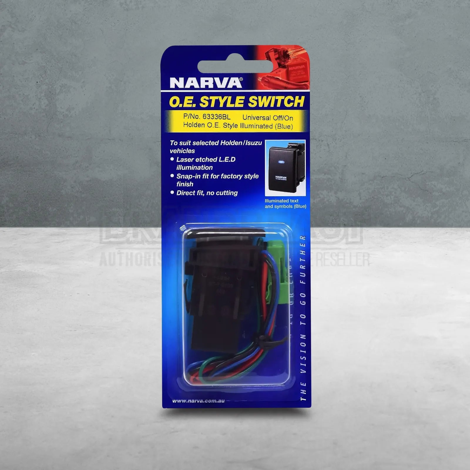 Narva 63336BL OE Style Holden/Isuzu Switch - Blank Suits D-Max