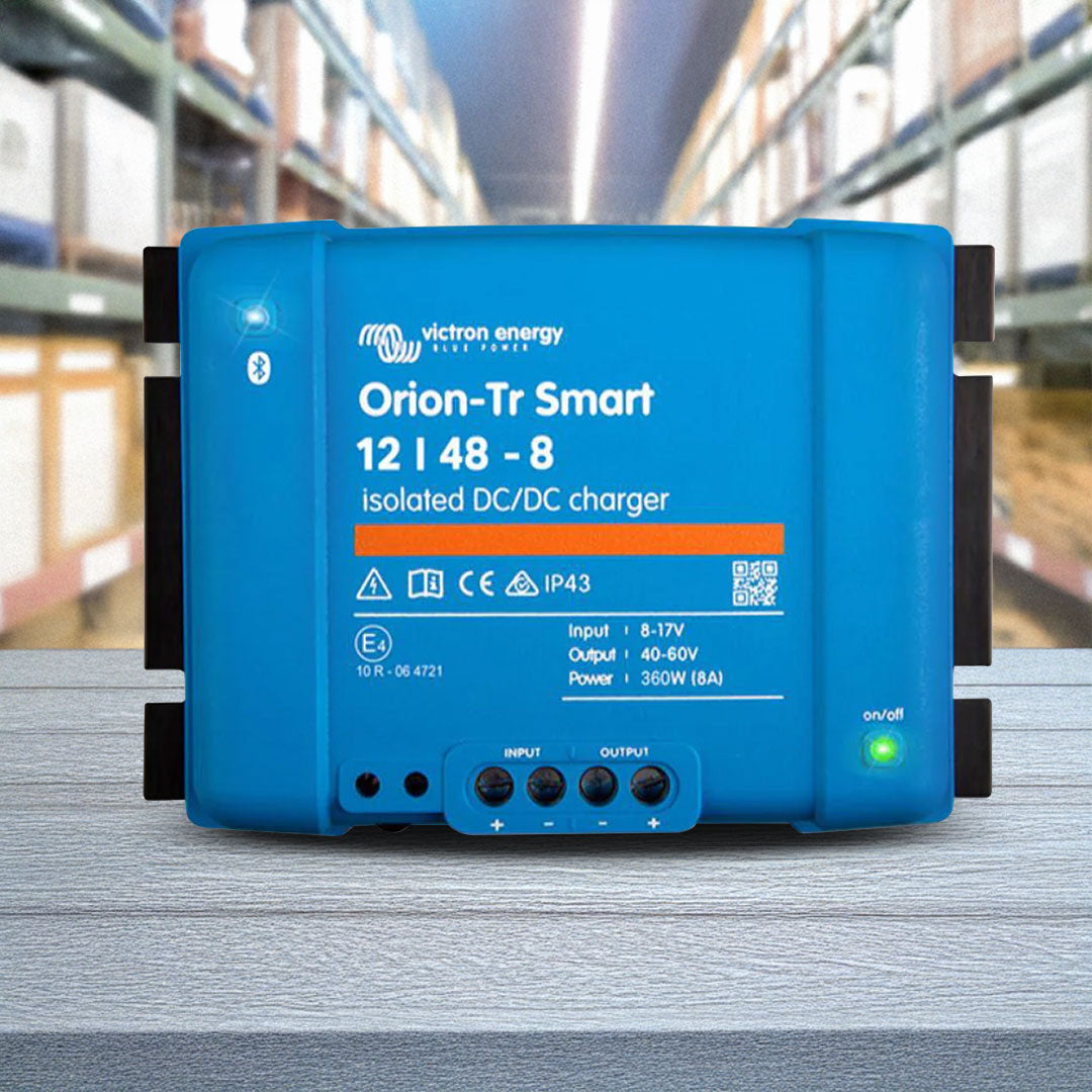 Victron Energy ORI124838120 | 12/48-8A (380W) Isolated DC-DC Charger | Orion-Tr Smart
