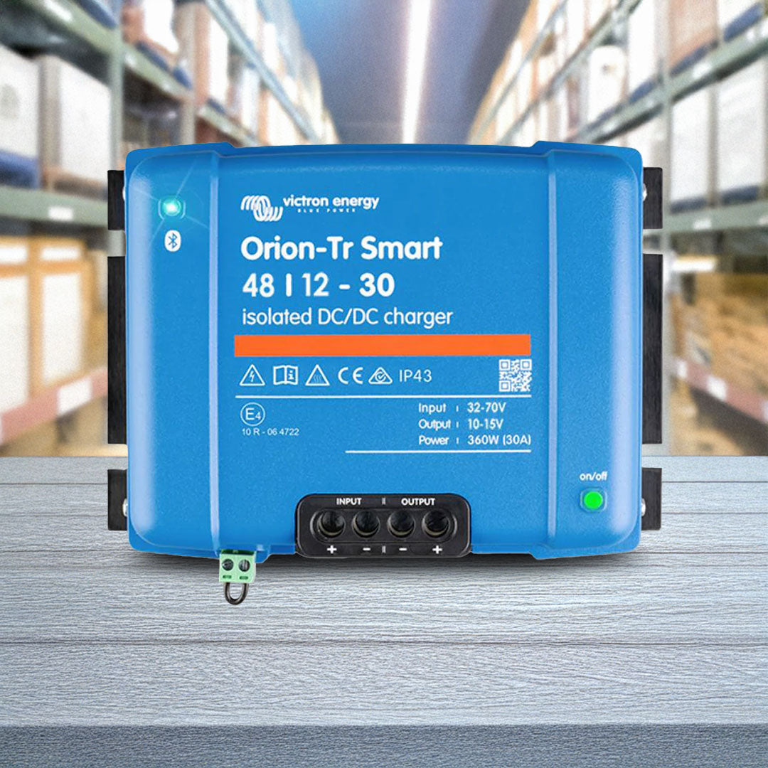 Victron Energy ORI481238120 | 48/12-30A (360W) Isolated DC-DC Charger | Orion-Tr Smart