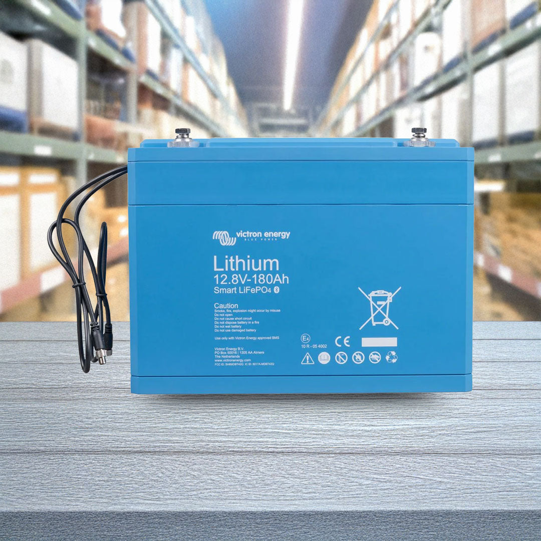 Victron Energy BAT512118610 | 12.8V/180Ah Smart Battery | LiFePO4
