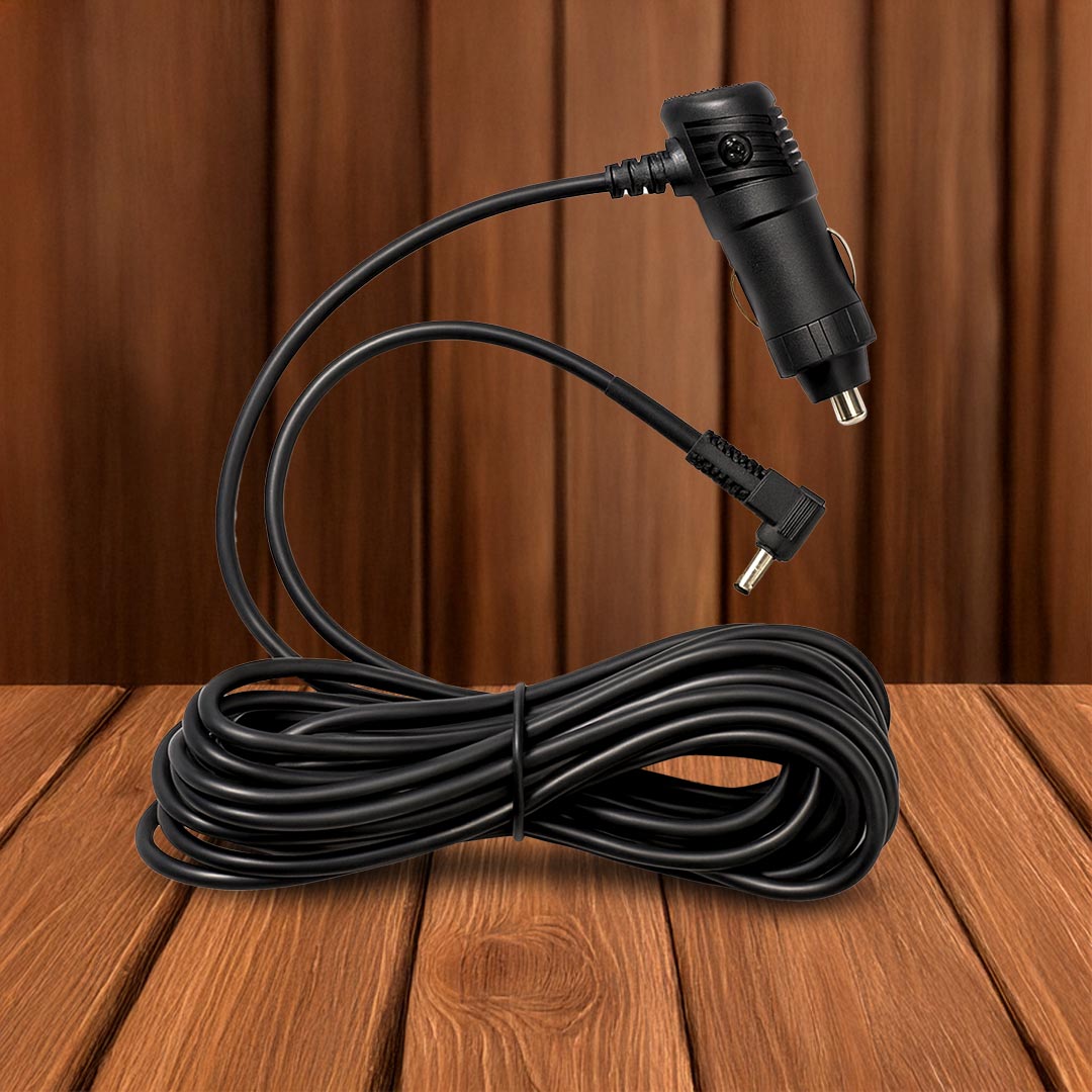 QVIA LUKAS QR-AR-CIG | 4m Dashcam Cigar Charger – QR-AR Car Power Cable