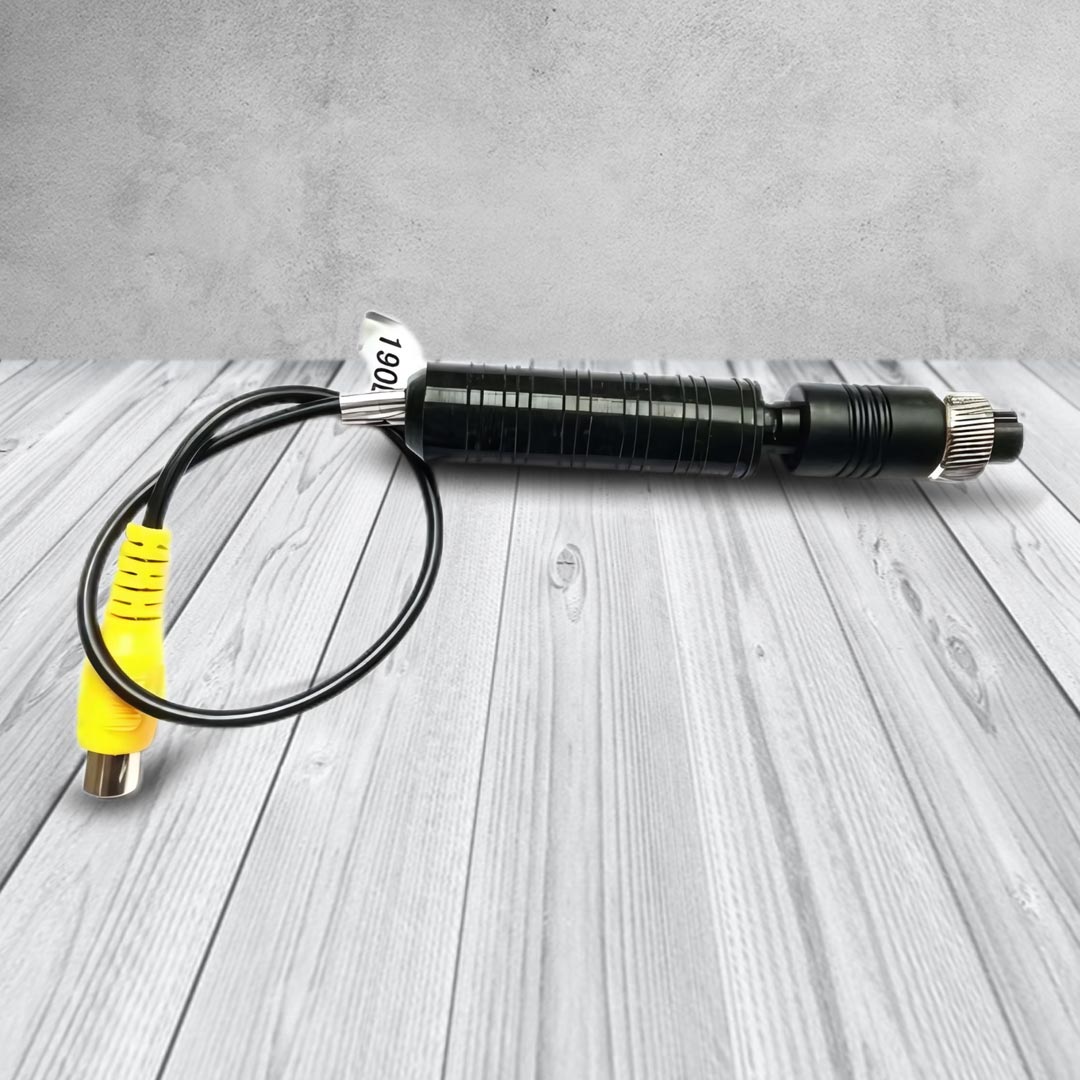 MONGOOSE RCA2HD RCA to 4 Pin Video Adapter - Standard Camera to Heavy Duty System Converter