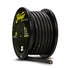 15-meter roll of Stinger SPW10TB 1/0-gauge black power cable on spool featuring visible Stinger logo and durable automotive-grade insulation.