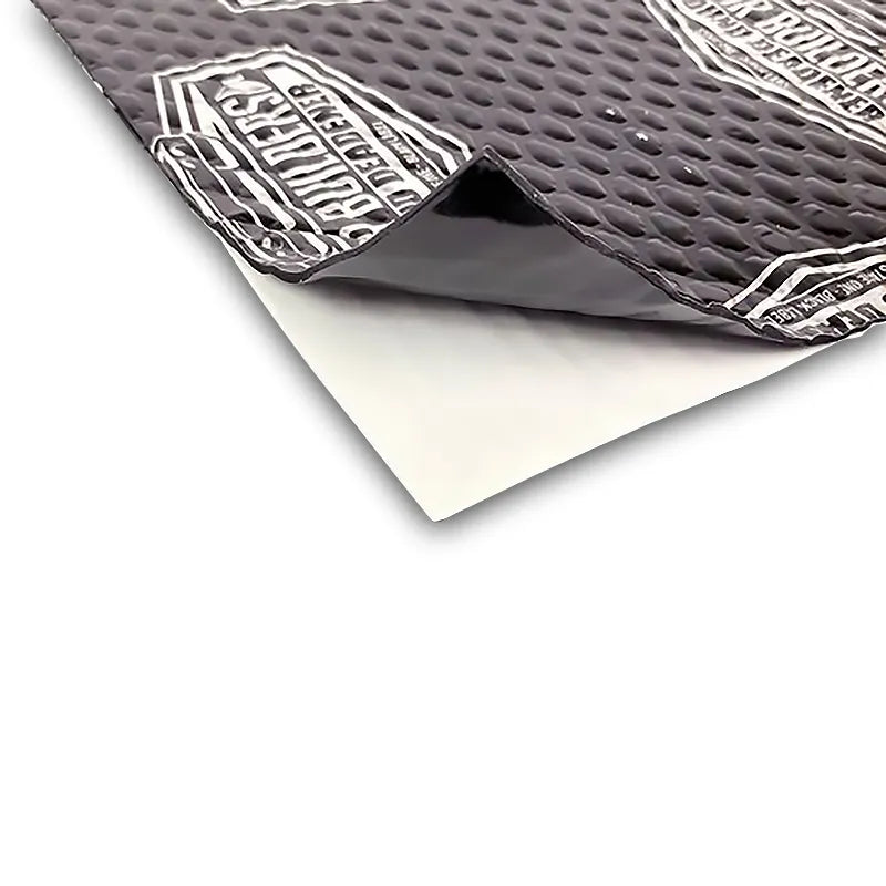 Car Builders Stage 1 sound deadener mats – 12 sheets 300mm x 500mm in black package.