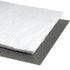 Car Builders ceramic insulation blanket, white fibre sheet on embossed aluminium backing
