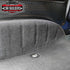 Stretch carpet wrapped over a boot side panel