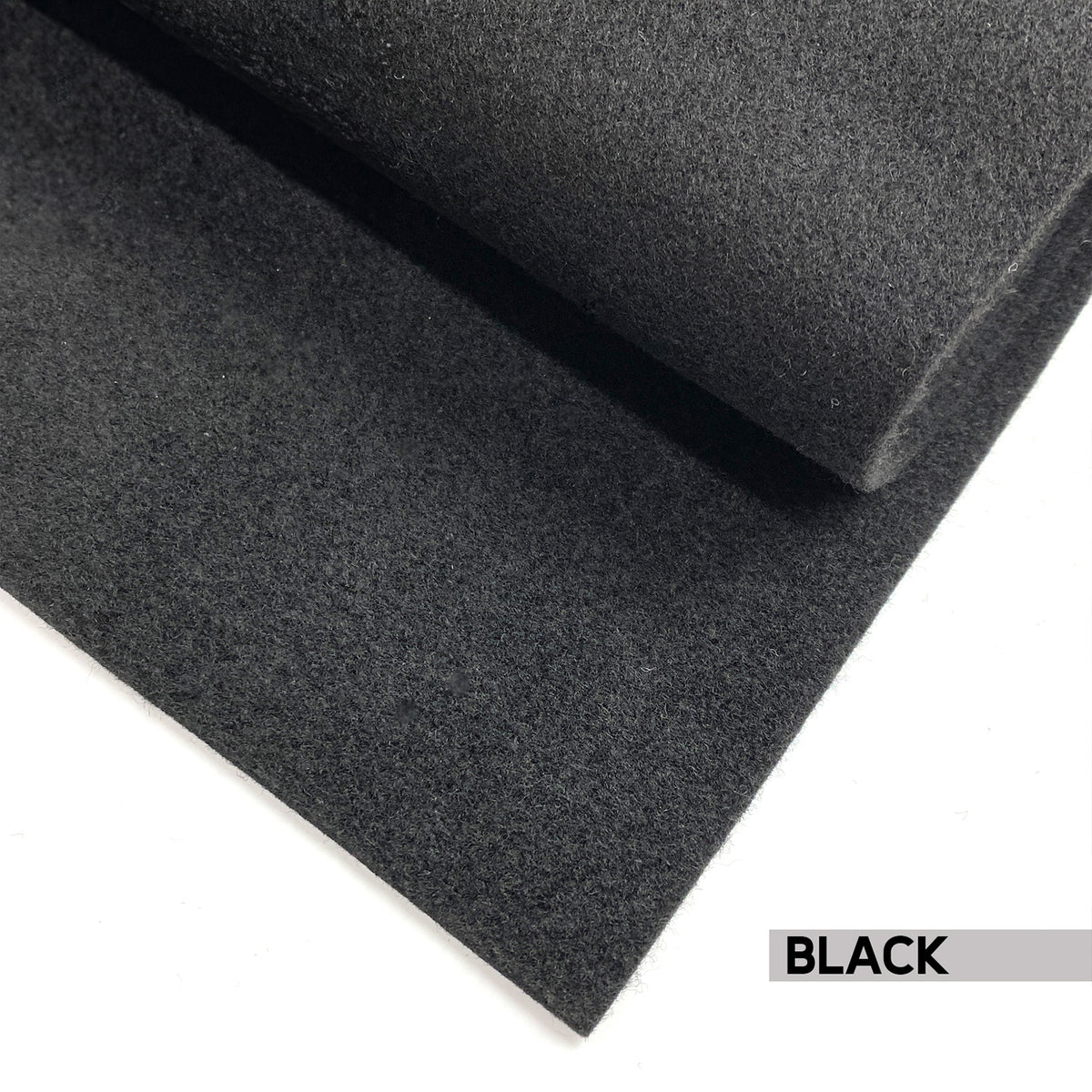 Black 4 Way Stretch Carpet sheet laid flat