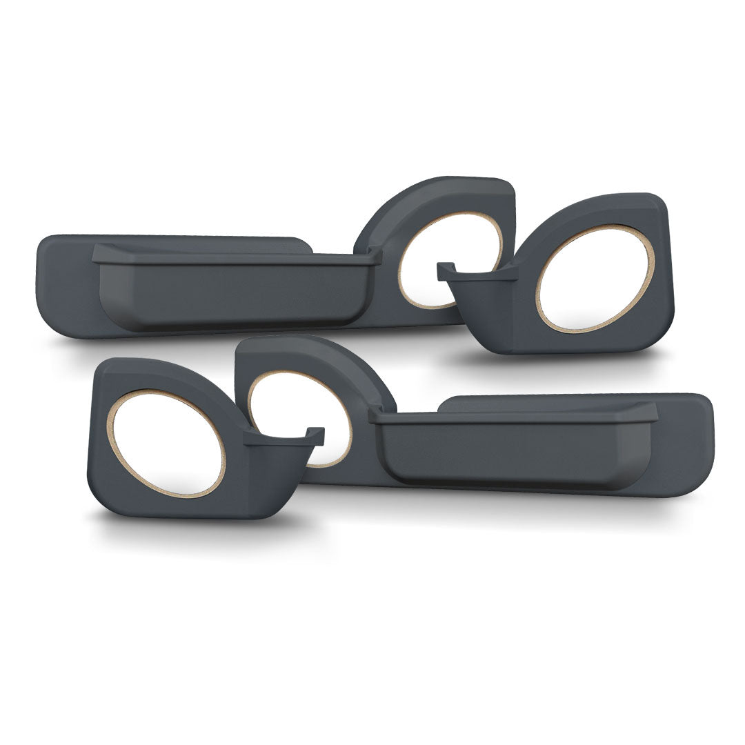 Cruiser Consoles front and rear speaker pods designed for Landcruiser, durable Gray finish and easy installation.