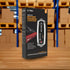 Front view of CTEK MXS 5.0 12V 5A battery charger with digital display and cables box