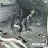 Mass Noise Liner cut around the seat belt mounts and gear levers in a dual cab