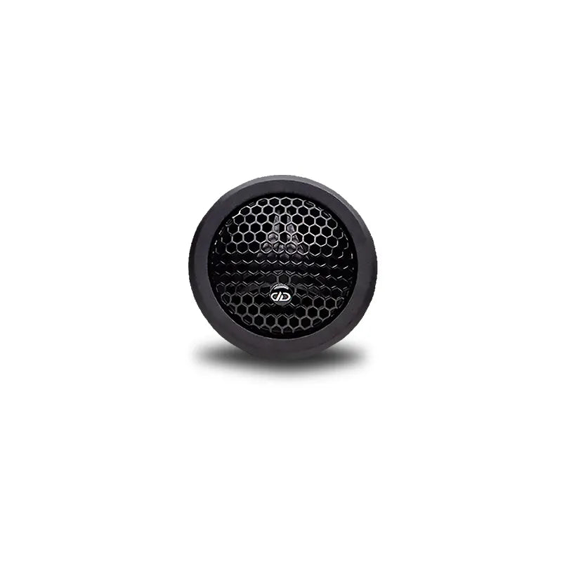 D-C6.5b Audibly Elegant 6.5-inch speakers front view showing precision glass cone and sleek high-fidelity design.