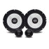 D-C6.5b 6.5-inch coaxial car speakers with glass composite cone and silk dome tweeter for premium sound clarity.