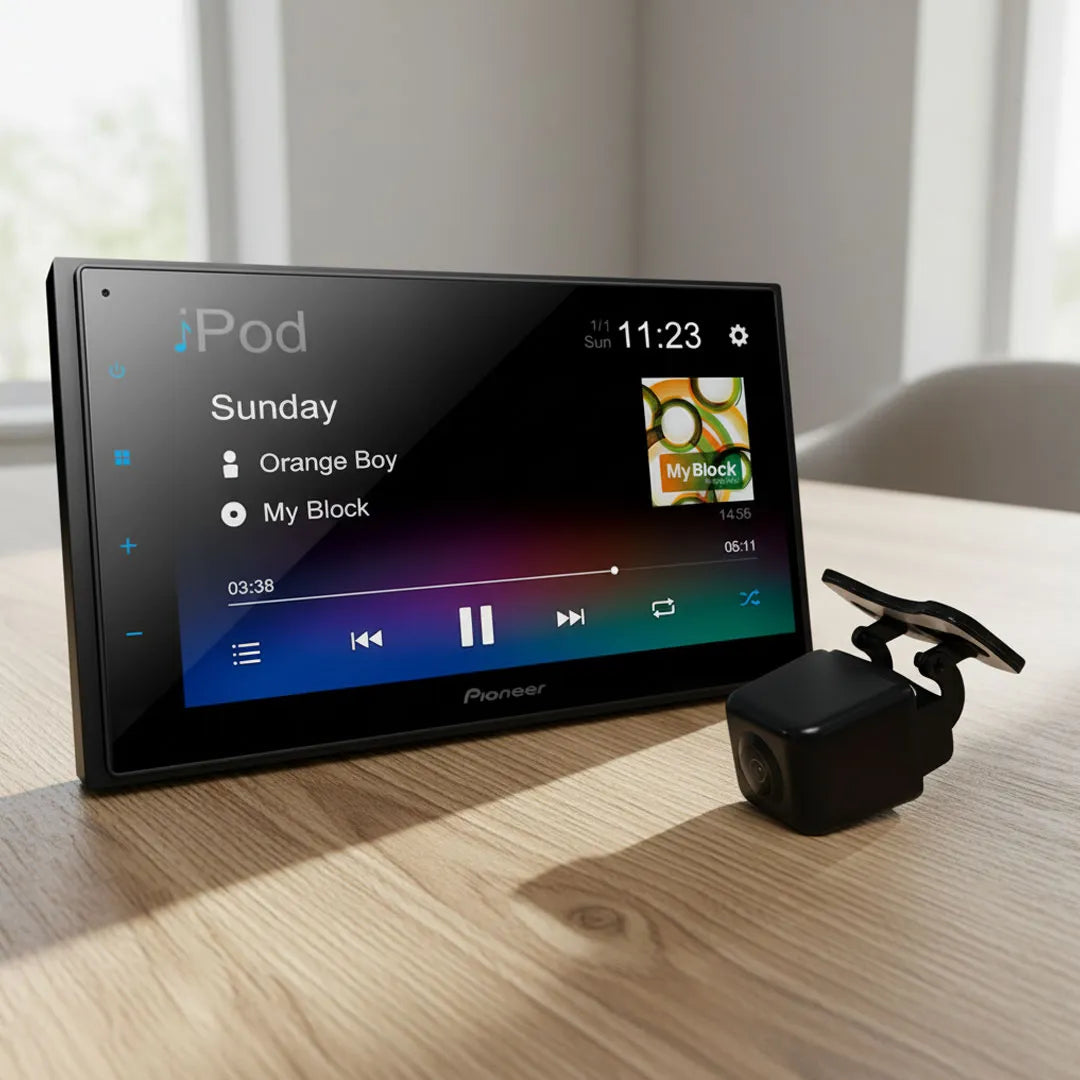 Pioneer DMH-A345BT Digital Media Player with RCAMAVIC Camera