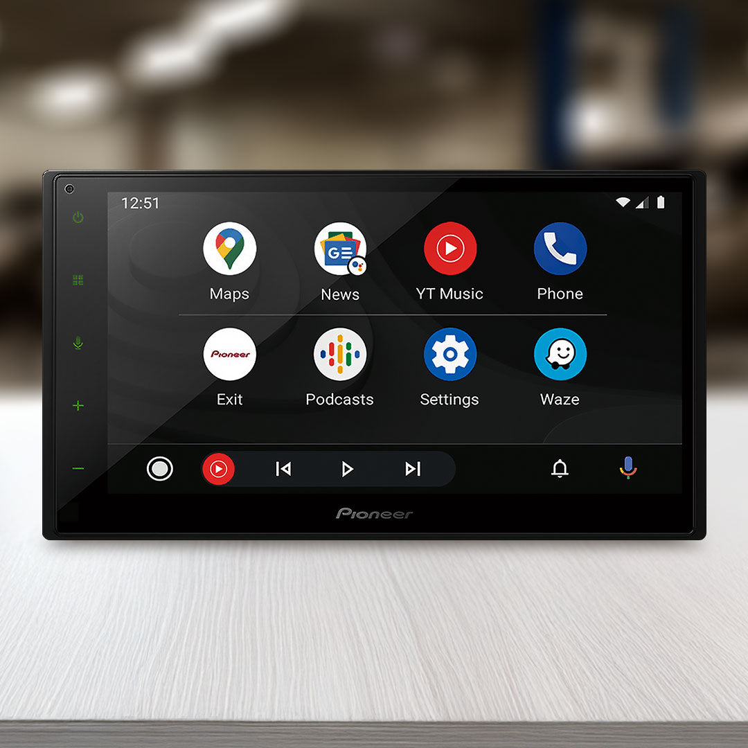 Pioneer DMH-A4450BT Apple CarPlay & Android Auto Head Unit with RCAMAVIC Camera