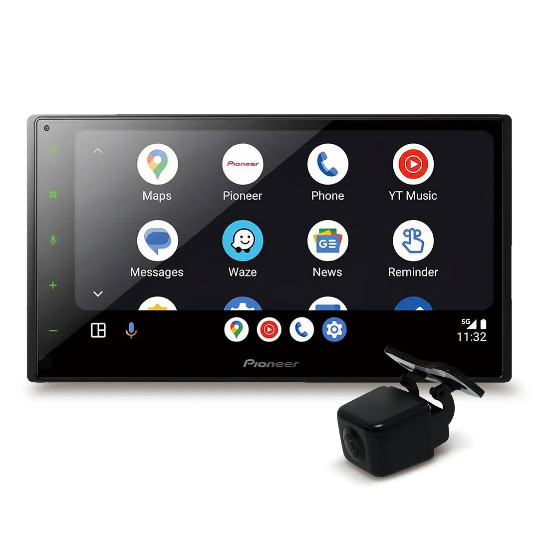 Pioneer DMH-A4550BT 6.8" CarPlay Android Auto Receiver with RCAMAVIC Camera