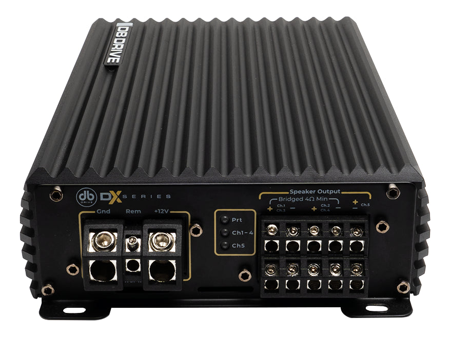 DB Drive DX-A1005 5-Channel Car Amplifier - DB Drive High-Performance Multi-Channel Amplifier