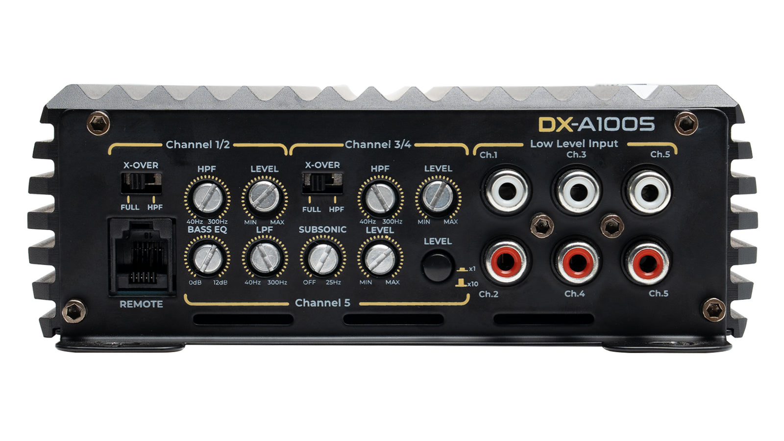 DB Drive DX-A1005 5-Channel Car Amplifier - DB Drive High-Performance Multi-Channel Amplifier