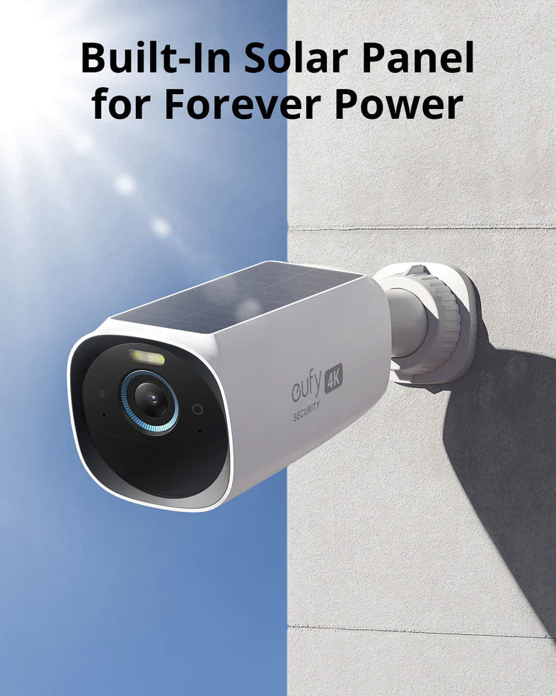 eufy T8160T21 4K Wireless Security Camera 3 (S330) Add-On Camera installed 