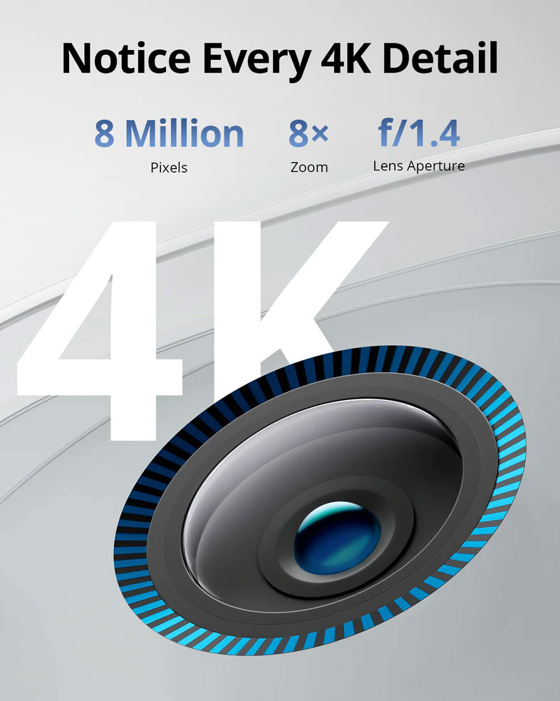 eufy T8160T21 4K Wireless Security Camera 3 (S330) Add-On Camera, camera specs details 