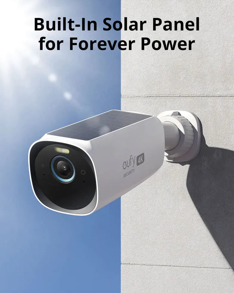eufy T8873TW1 eufyCam 3 4K Wireless Security Camera 3 (S330) 4-Camera Kit with Homebase 3