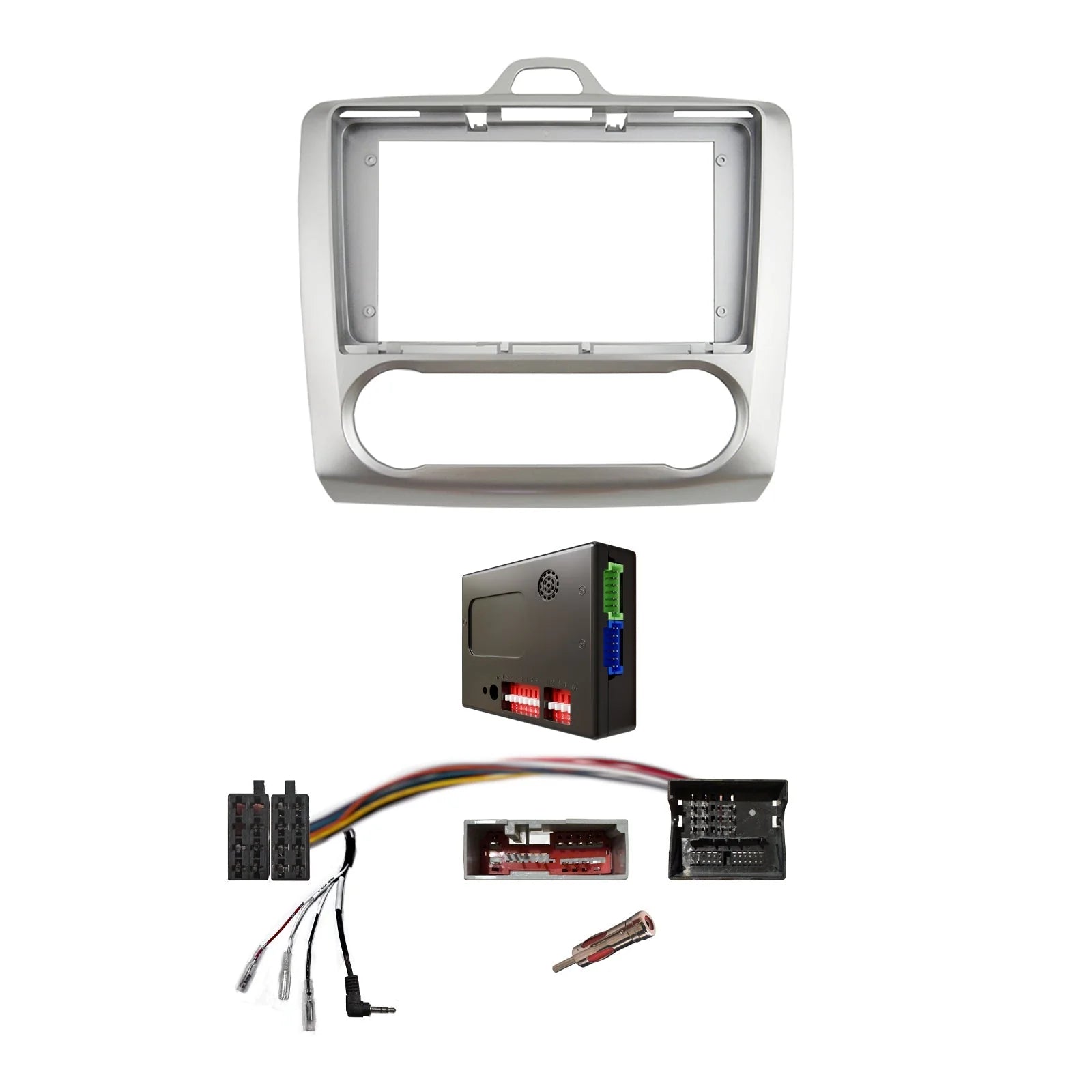 CAC F9FD24K1 9" Fascia Kit Ford Focus 2005-09 Dash 1 Steering Controls