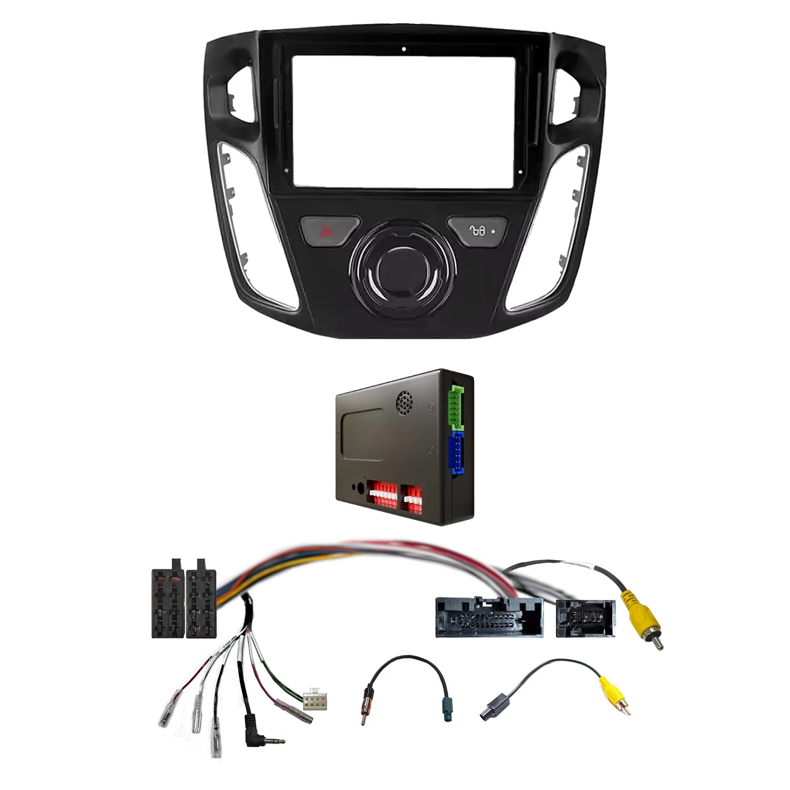 CAC F9FD8K1 9" Fascia Ford Focus 2012-18 Camera Bluetooth SWC Dash 1/2