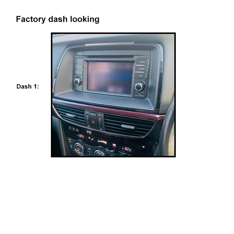 CAC F9MT22K1 9 Inch Fascia Kit Compatible with Mitsubishi Pajero 2006-2014 Dash 1