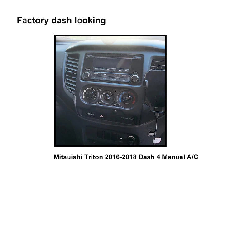 CAC F9MT26K1 – 9" Triton MQ Fascia Kit (Dash 4 Manual A/C)