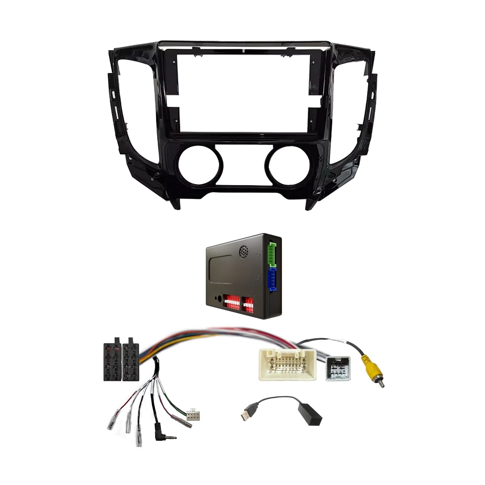 CAC F9MT26K2 9" Fascia Triton 16-23 MQ Manual A/C SWC Camera