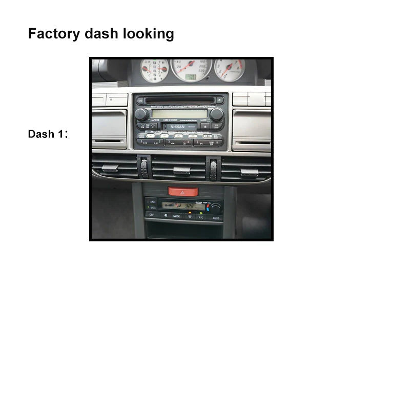CAC F9NS25K 9 Inch Fascia Kit Nissan X-Trail 2001-2007