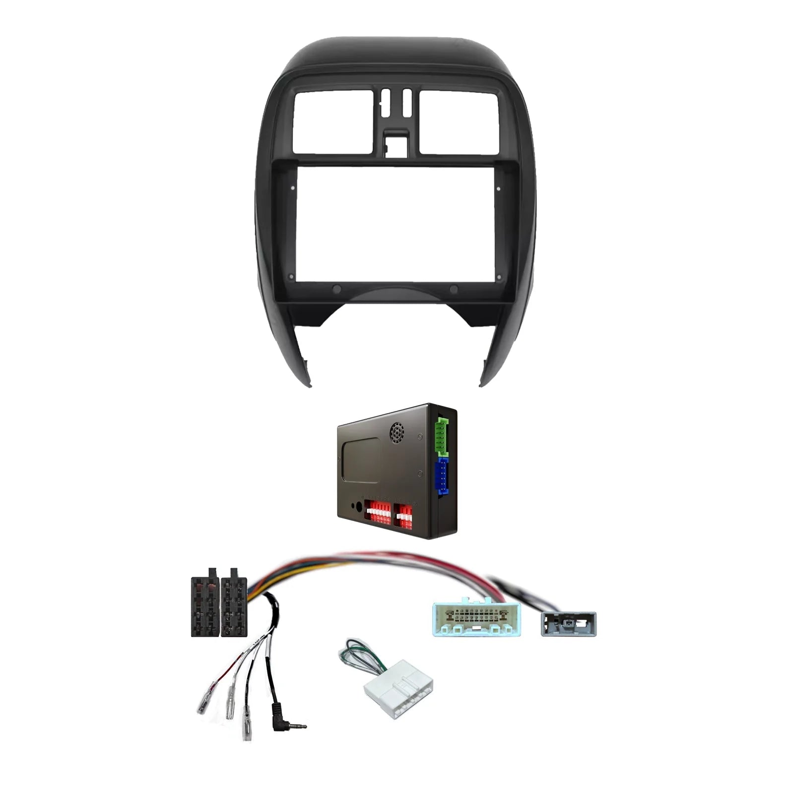 CAC F9NS27K1 9 Inch Fascia Kit Nissan Micra 2015-2016 Dash 1