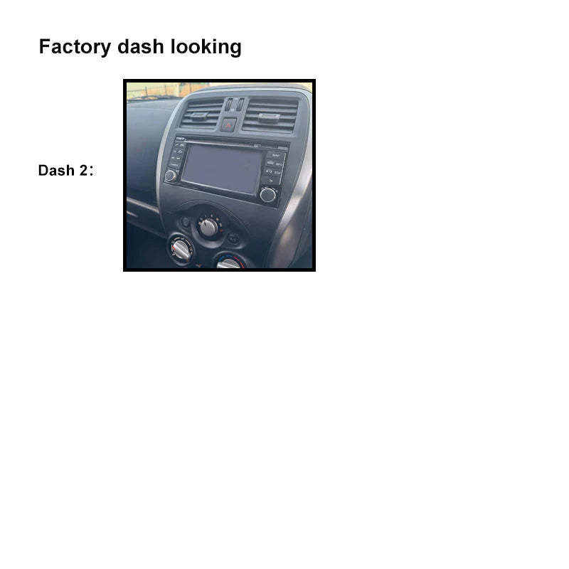 CAC F9NS27K2 9 Inch Fascia Kit Nissan Micra 2015-2016 Dash 2