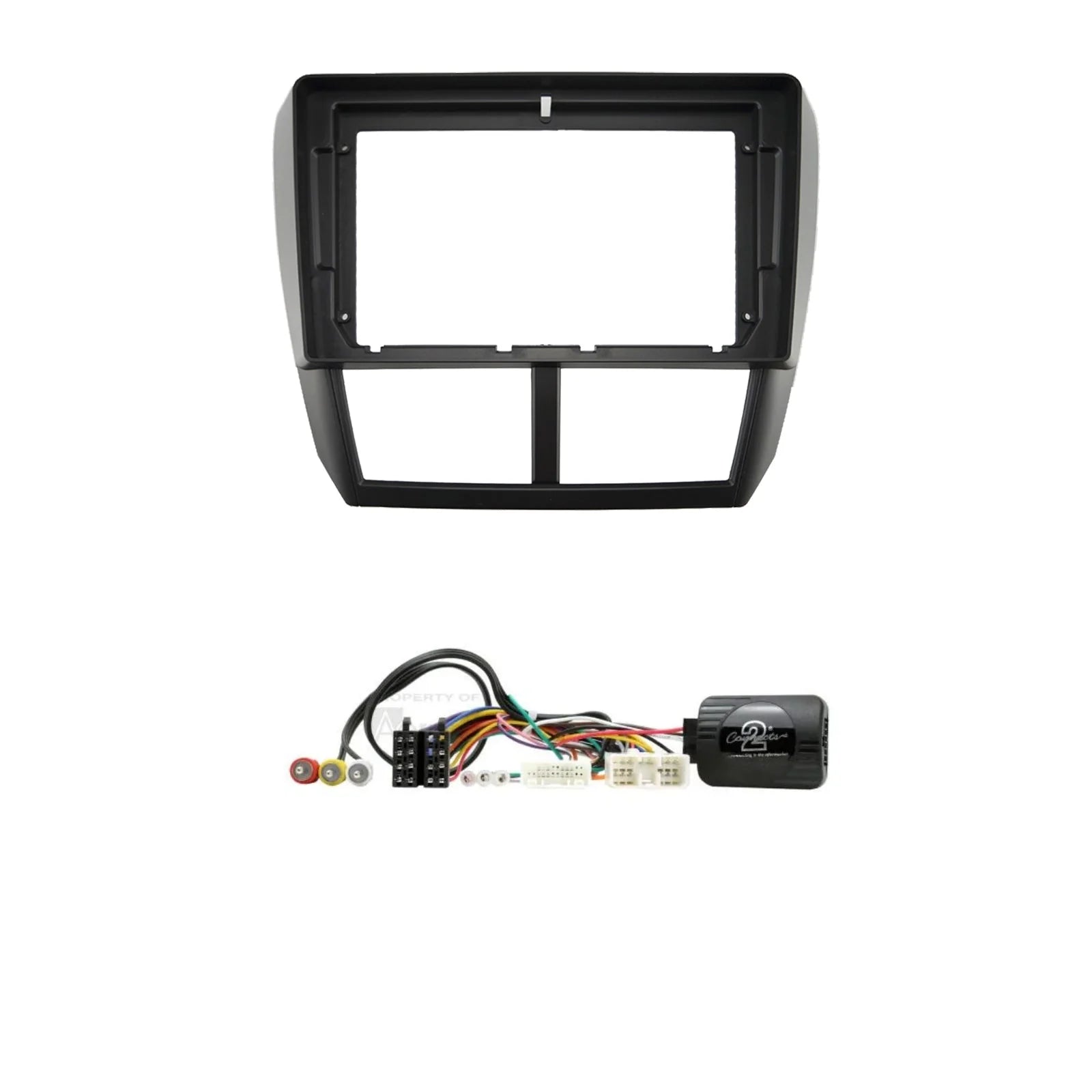 CAC F9SR2K2 9 Inch Fascia Kit Subaru Dash 3 Factory Navigation
