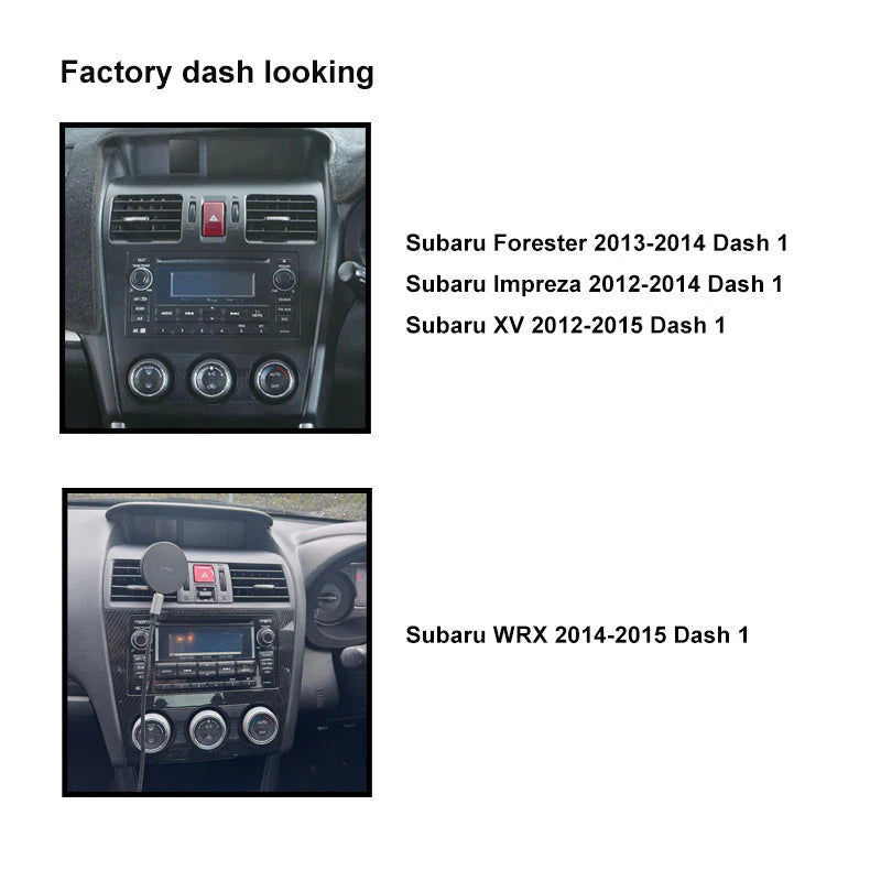 CAC F9SR3K1 9 Inch Fascia Kit Subaru Forester Impreza WRX XV