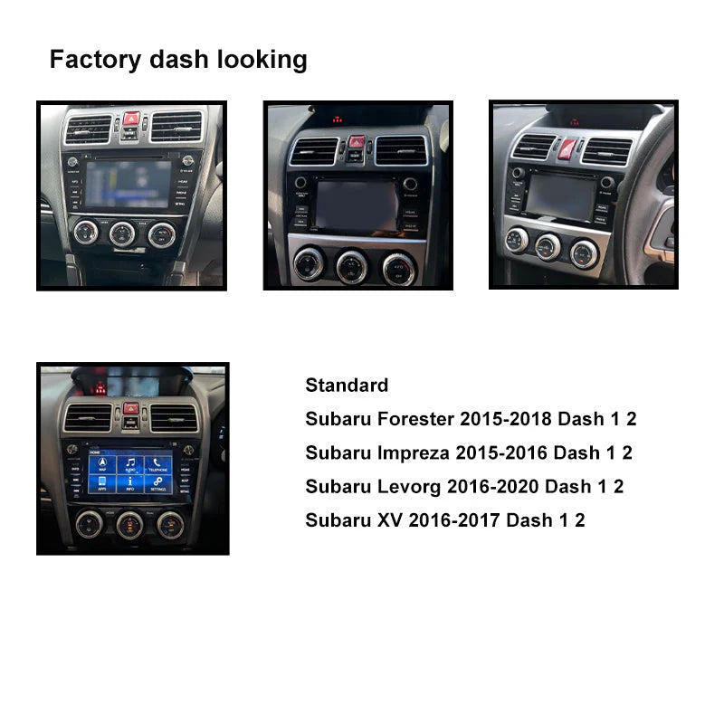 CAC F9SR4K1 9 Inch Fascia Kit Subaru Forester Levorg Impreza XV