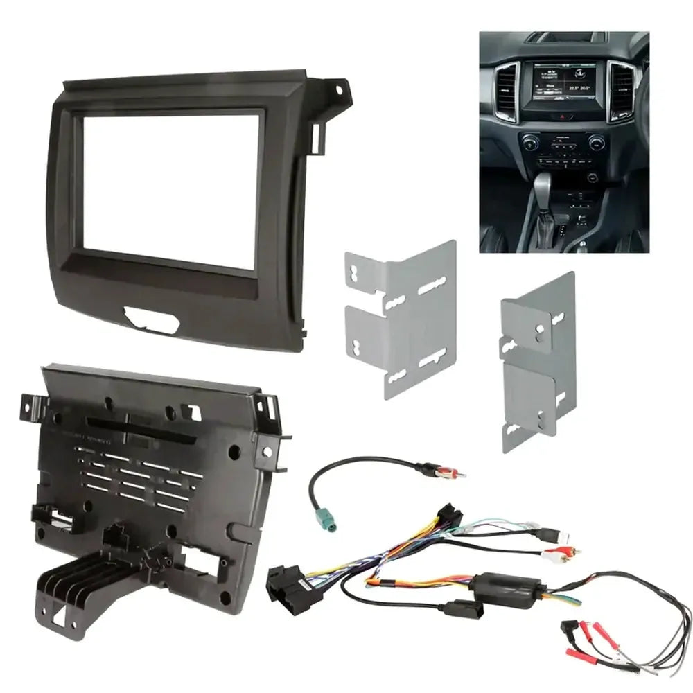 DNA FM-K5011K Double DIN Fascia Panel & SWC To Ford Ranger & Everest