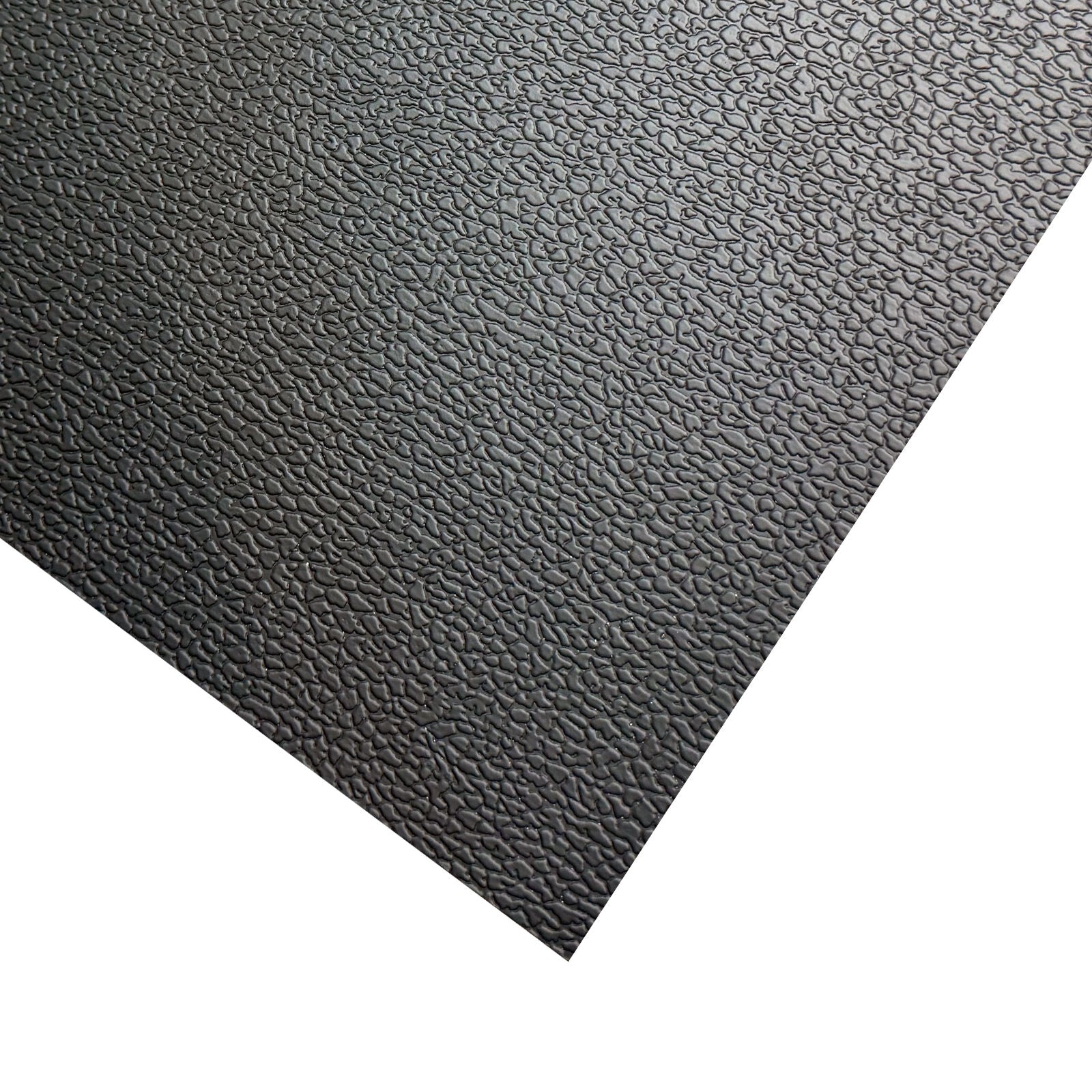 Car Builders Floor Mat black grained vinyl surface