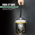 FUSE-IT self fusing silicone tape holding the weight of a paint tin, showing its tensile strength