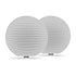 Fusion SG-F883W 8.8" 330-Watt Coaxial Classic White Marine Speakers (Pair)