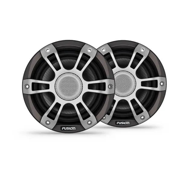 Fusion SG-F653SPG 6.5" 230-Watt Coaxial Sports Grey Marine Speakers Pair
