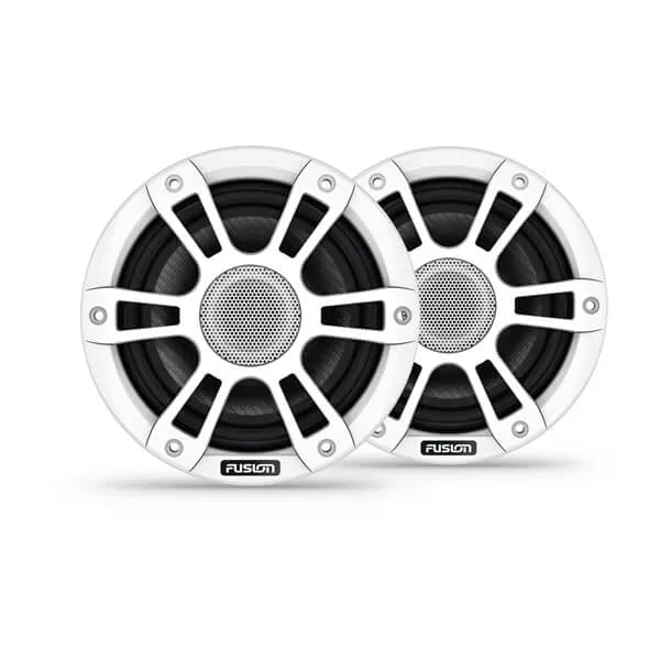 Fusion SG-F653SPW 6.5" 230-Watt Coaxial Sports White Marine Speakers Pair
