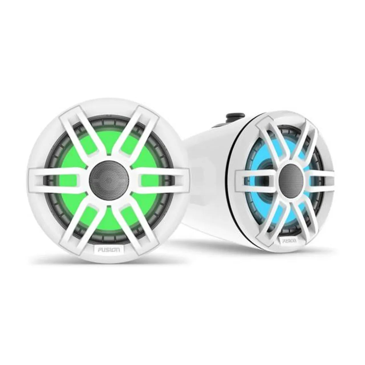 Fusion XS-FLT652SPW 6.5" 200-Watt Sports White Marine Wake Tower Speaker RGB LED