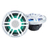 Hertz HMX6.5SW 6.5" 2-Way White/Grey RGB Marine Coaxial Speaker - Pair (HMX 6.5 S-LD-SW)