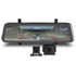 A 9-inch touch screen HD mirror display with dual camera inputs, including two cameras with video extension cables.