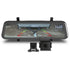 A 9-inch touch screen HD mirror display with dual camera inputs, including two cameras with video extension cables.