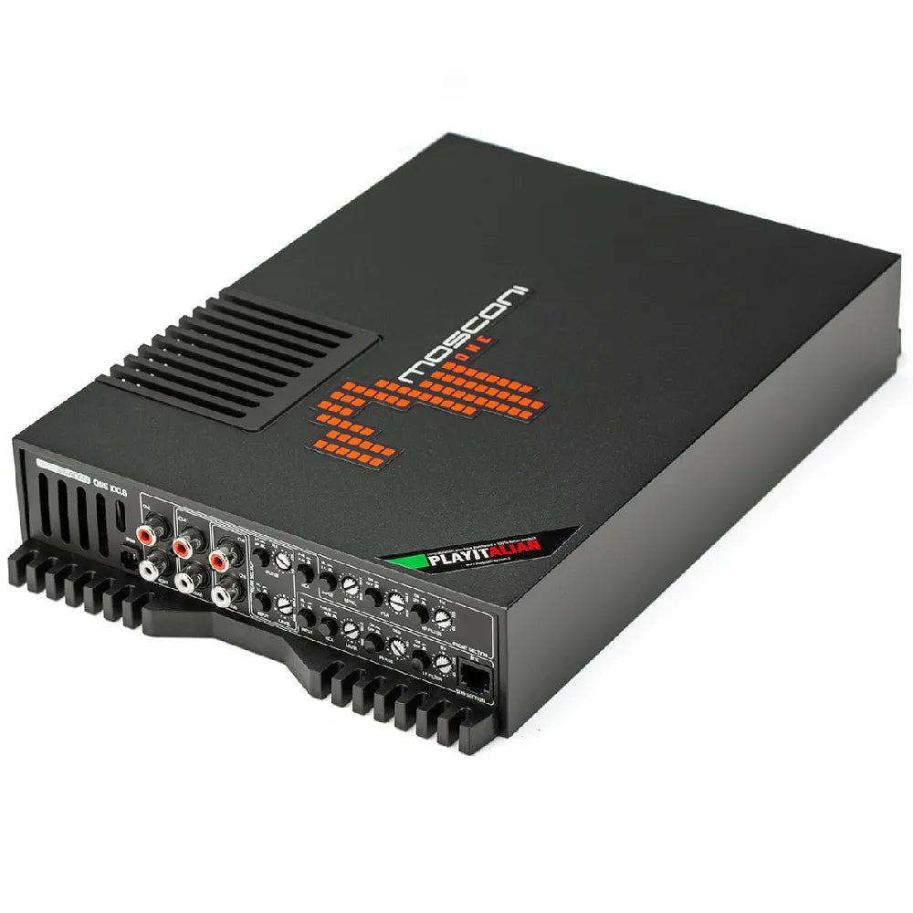 MOSCONI 1-100-6 ONE 100.6 6 x 120W Class AB Six-Channel High-Quality Amplifier