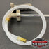 Hose extension with brass multi direction spray tip