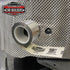Foil tape roll sitting on an embossed heat shield panel