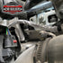 Engine bay loom and hoses protected with heat reflective foil tape